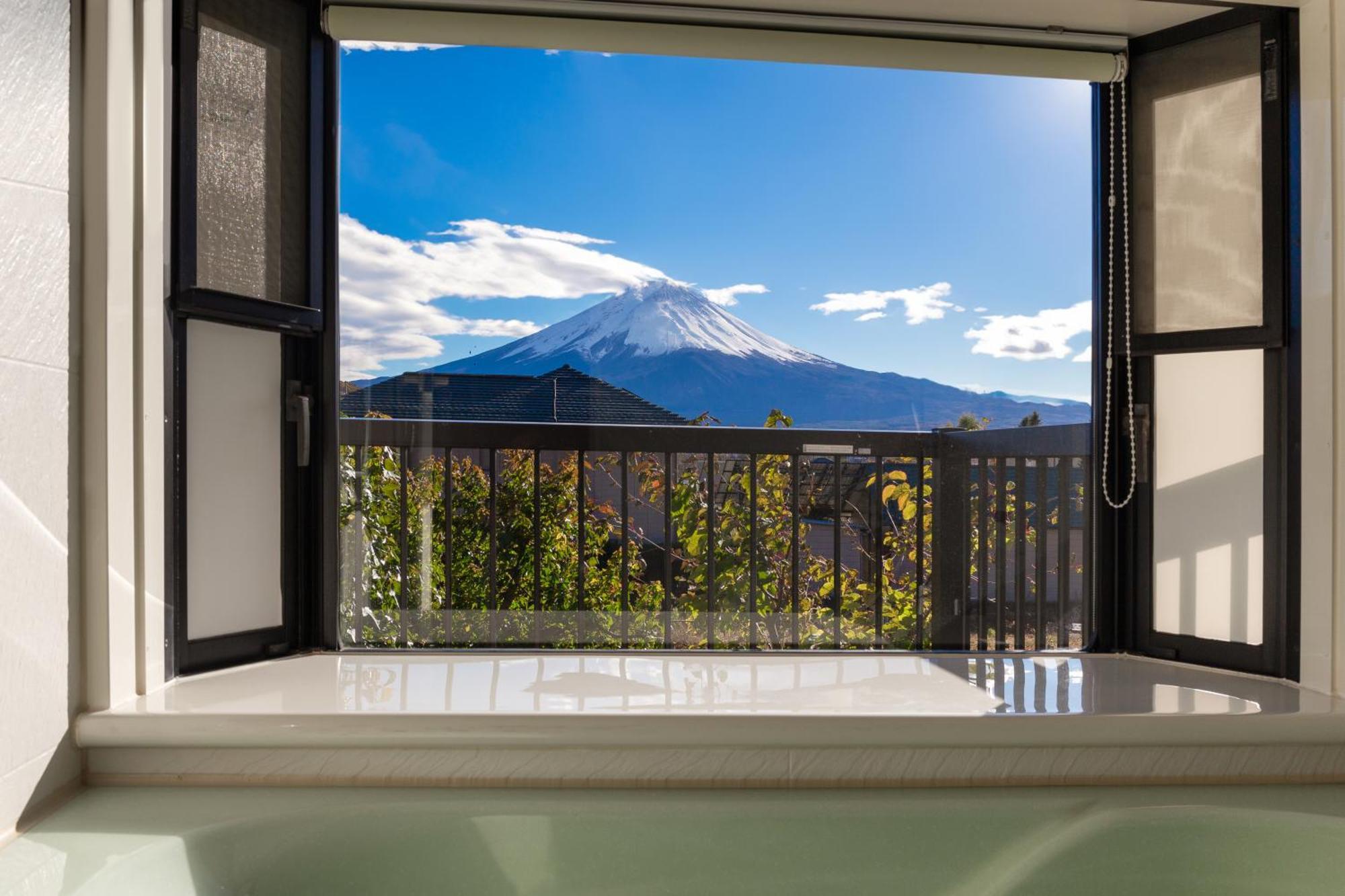 View Of Mt Fuji Free Transportation Bicycle Rental Ok 富士山眺望 Fujikawaguchiko Zewnętrze zdjęcie